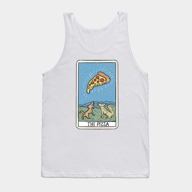 Pizza Reading Tank Top by fikriamrullah